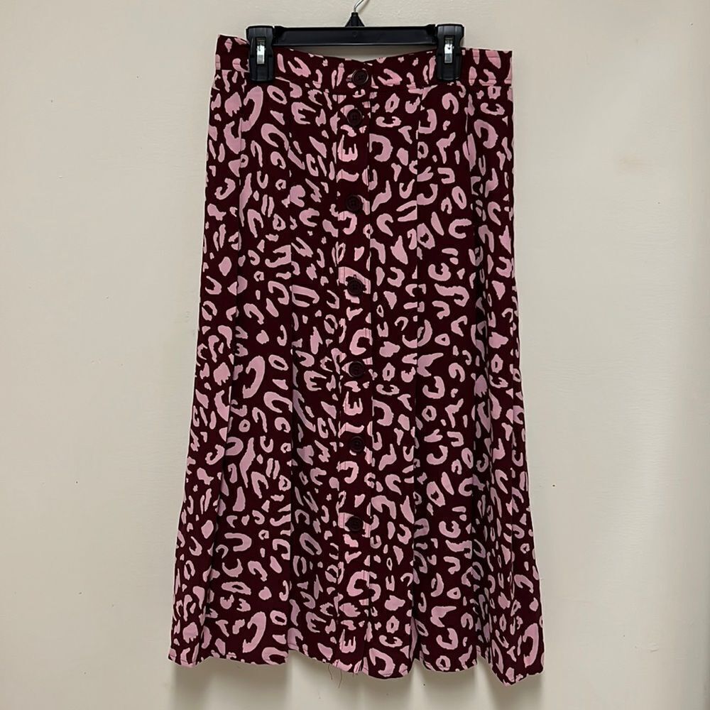 ModCloth Leopard Print Skirt - Picture 2 of 6